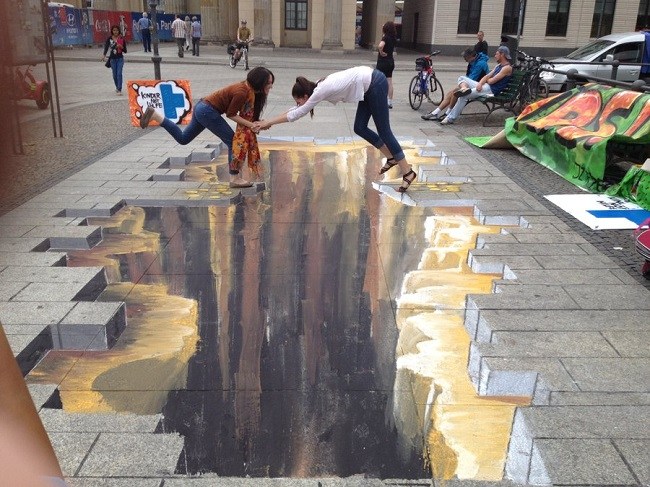 3D art murals Berlin Germany